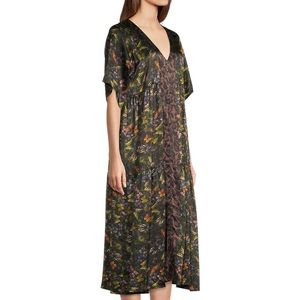 COPY - Silk button front midi dress